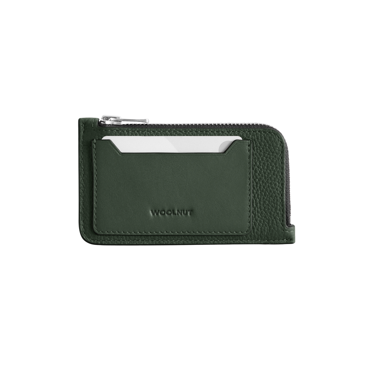 Woolnut Leather Folio Wallet - Green