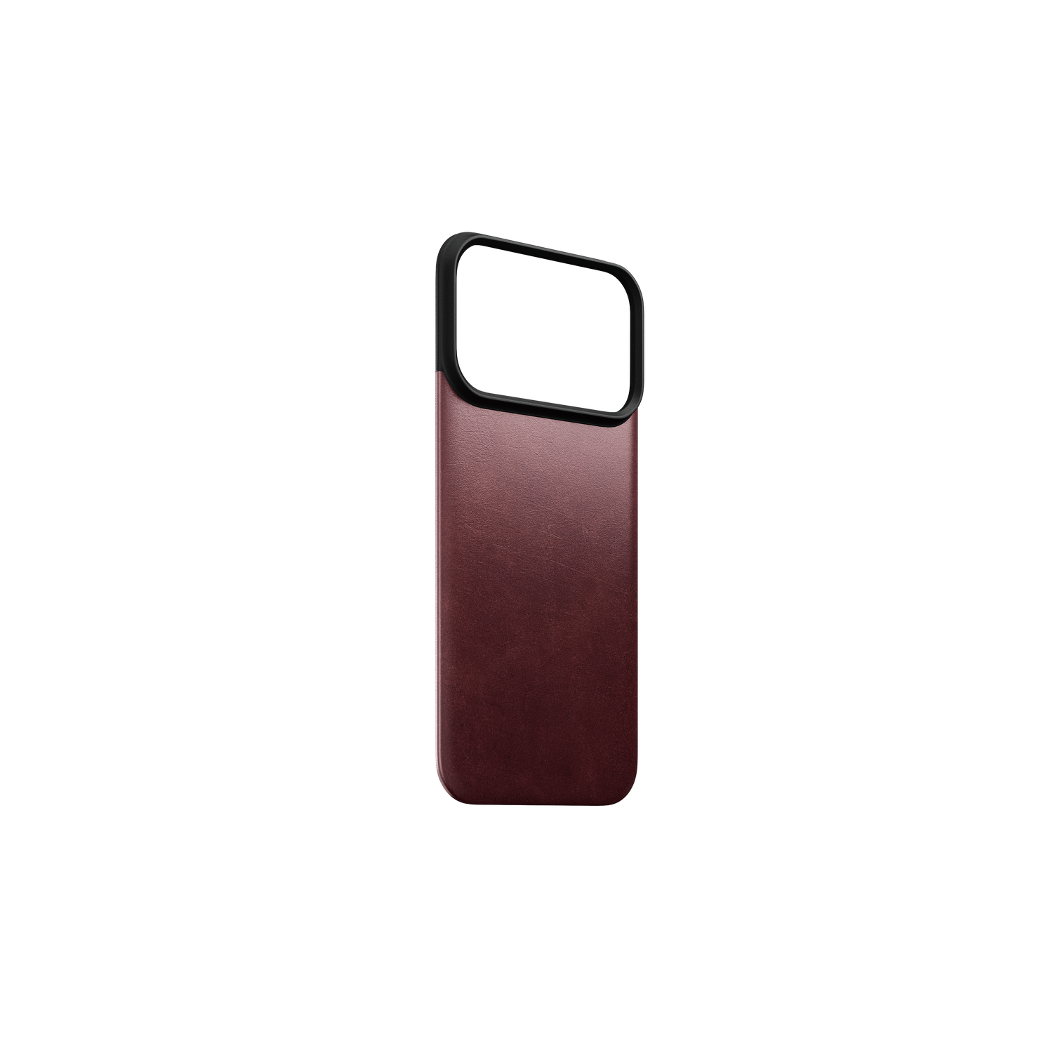 Nomad Magnetic Back with Horween Leather for iPhone 18 Pro - Burgundy