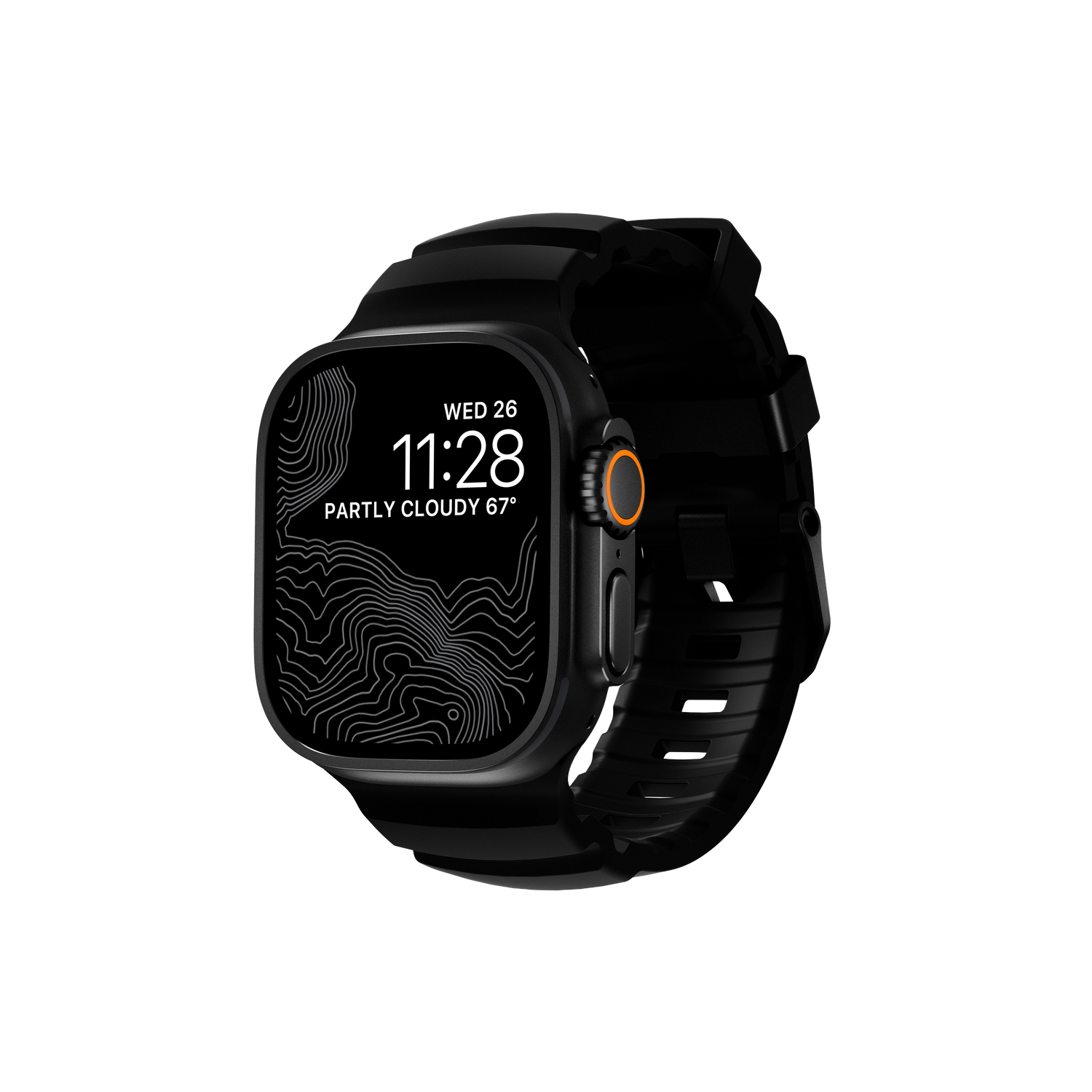 Nomad Rocky Point Band - 46/49mm - Black Hardware - Carbon Black