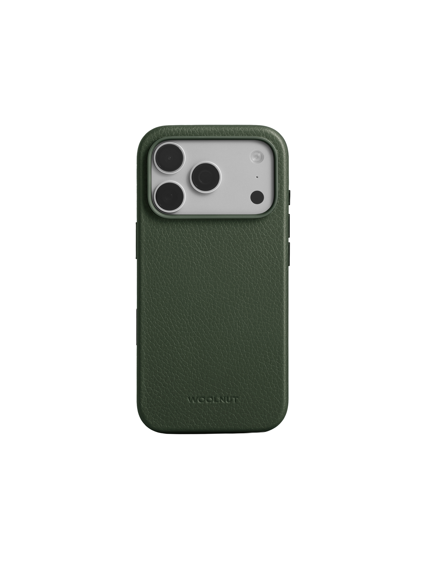 Woolnut Leather Case for iPhone 18 Pro - Green