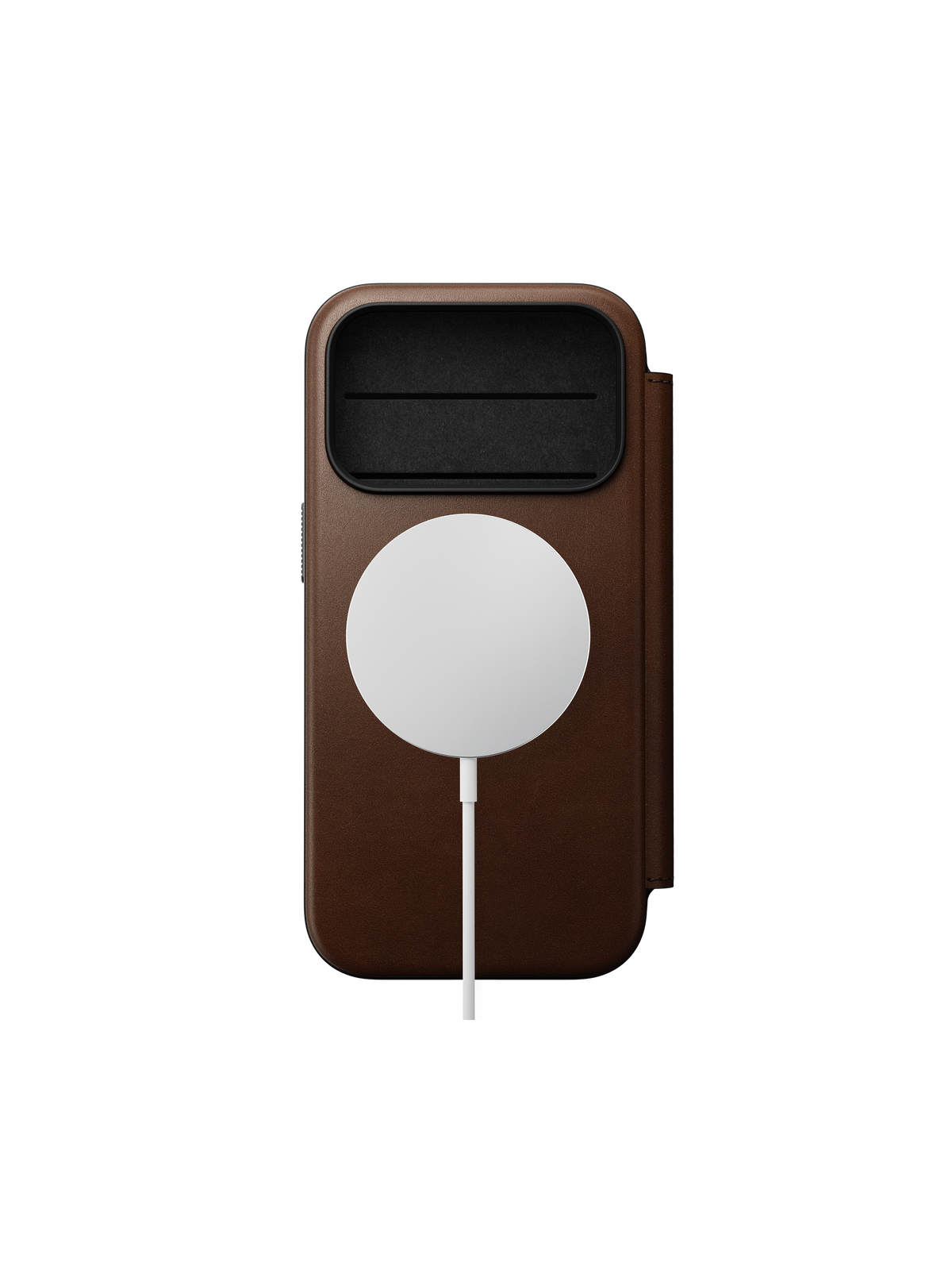 Nomad Modern Folio with Camino Leather for iPhone 18 Pro - Brown