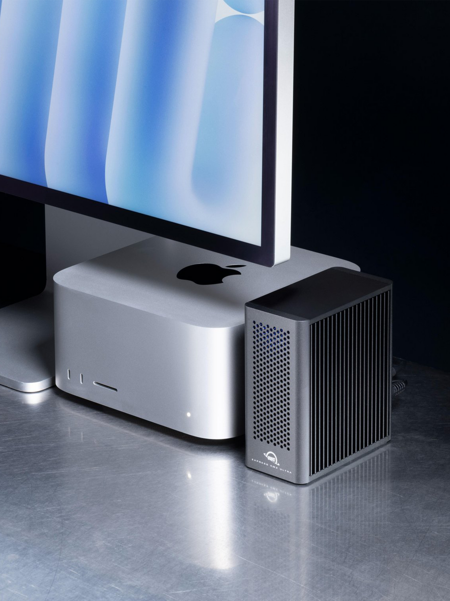OWC 4TB Express 4M2 Ultra Thunderbolt 5 M.2 NVMe SSD Enclosure with Softraid
