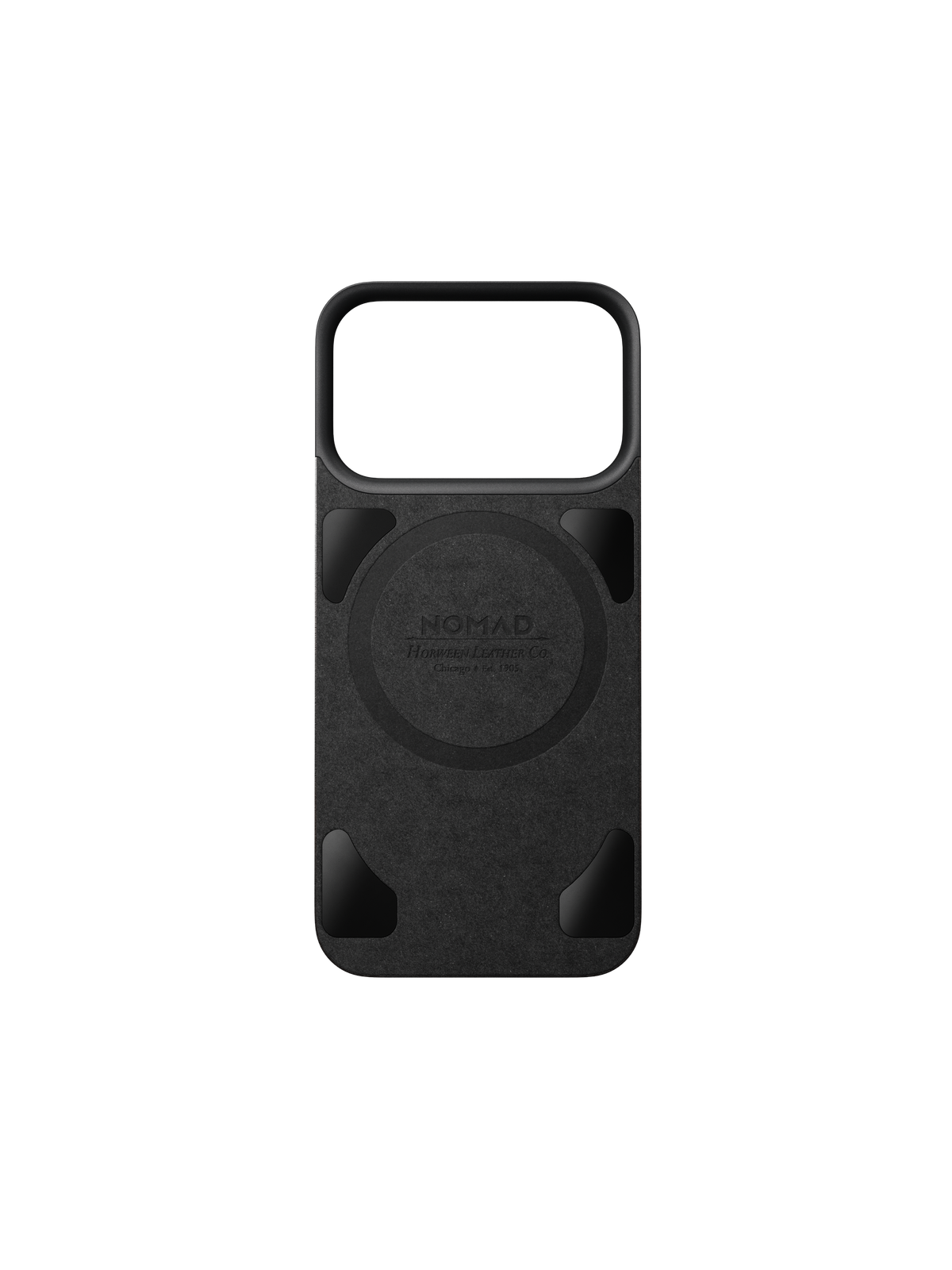 Nomad Magnetic Back with Horween Leather for iPhone 18 Pro - Black