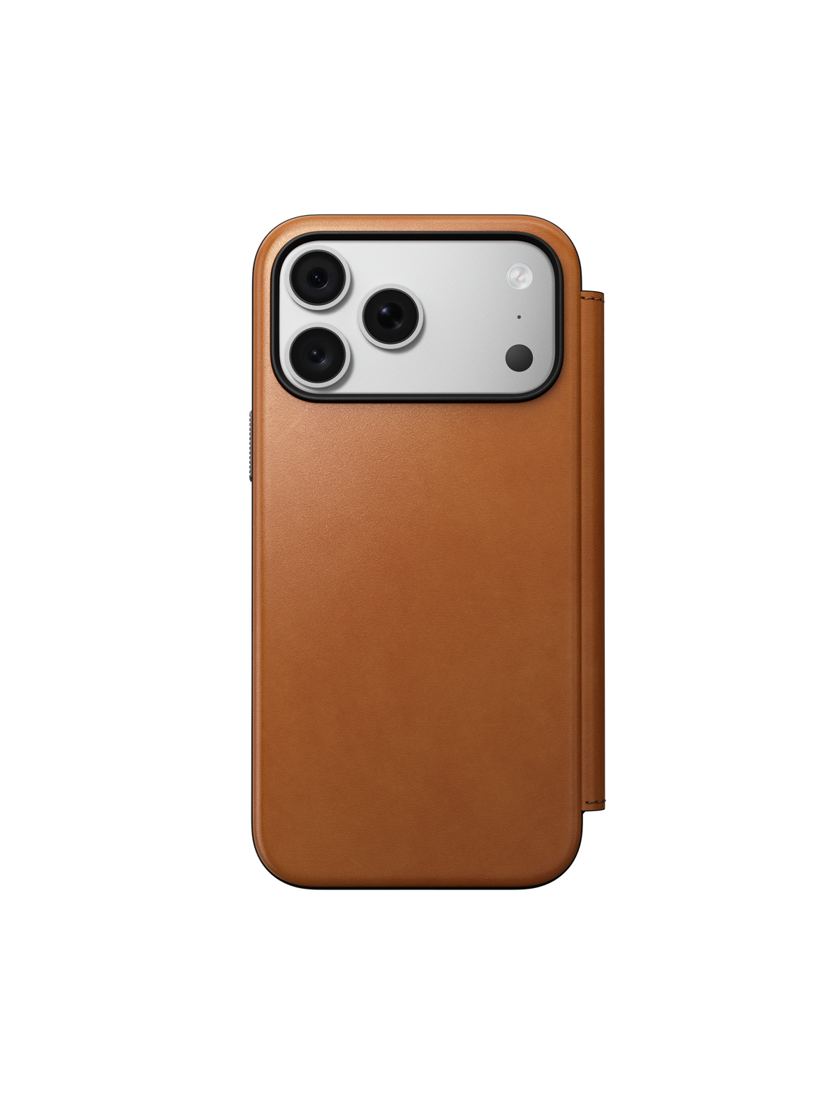 Nomad Modern Folio with Horween Leather for iPhone 18 Pro Max - Saddle
