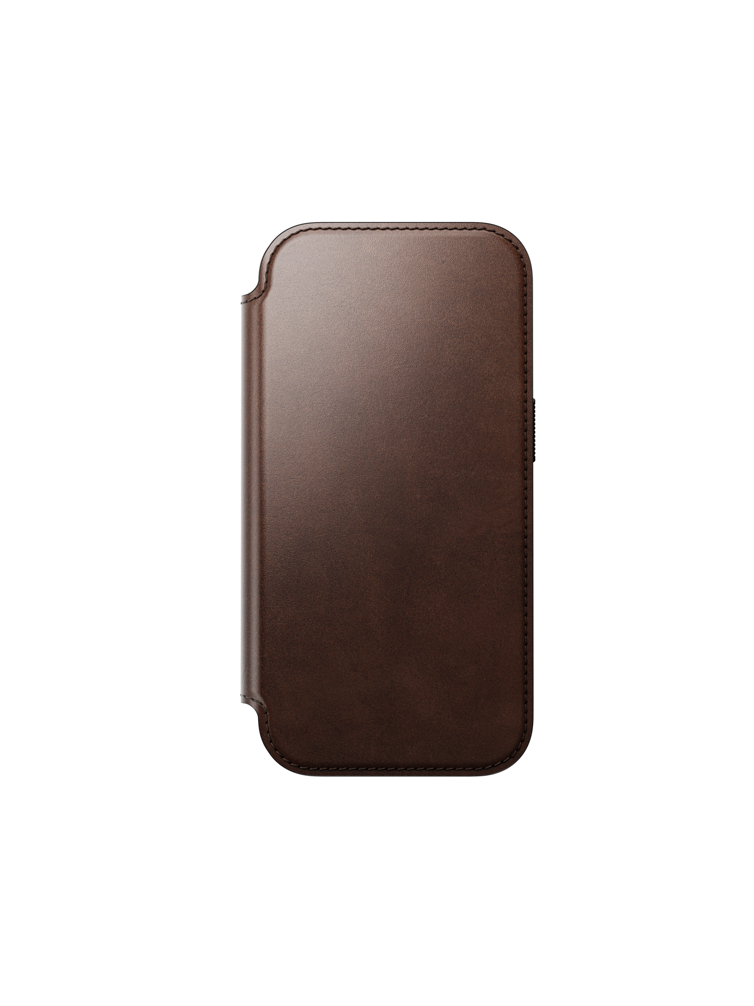Nomad Modern Folio with Horween Leather for iPhone 18 Pro - Rustic Brown