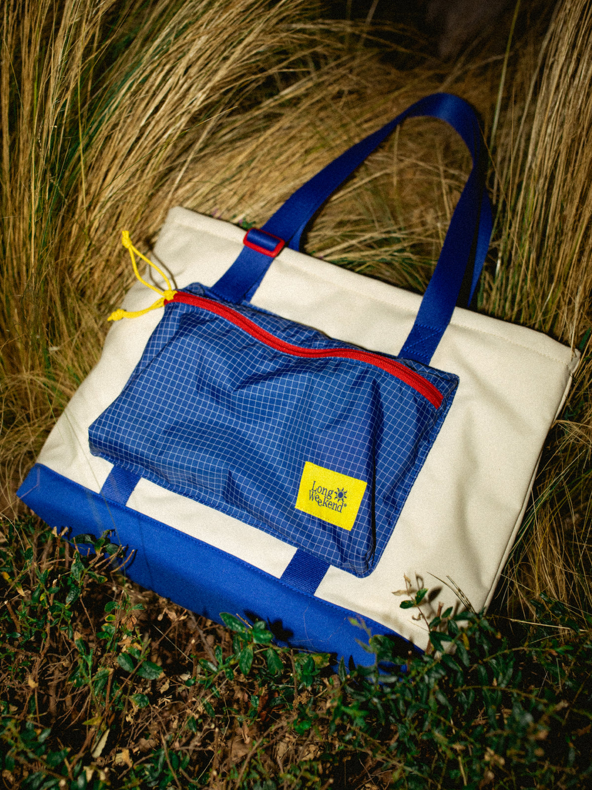 Long Weekend Beacon Tote - Creme Multi