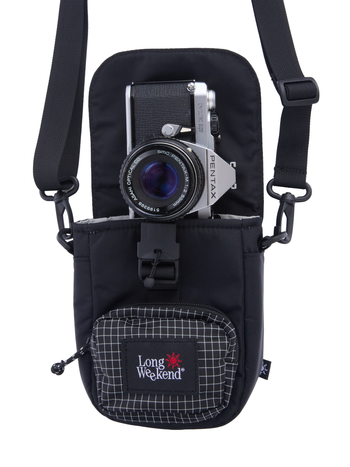 Long Weekend Crossbody Camera Pouch - Black