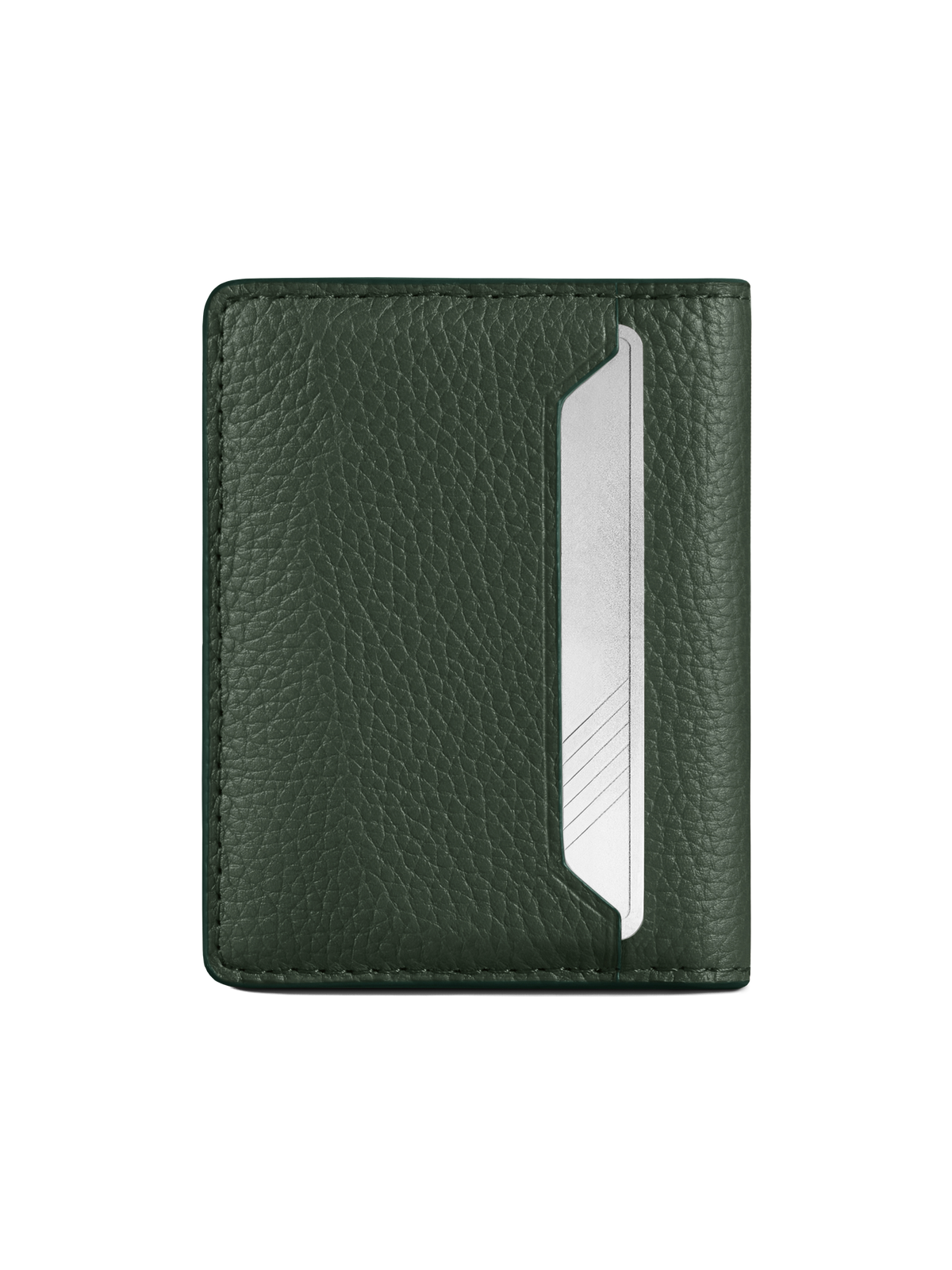 Woolnut Leather Wallet - Green