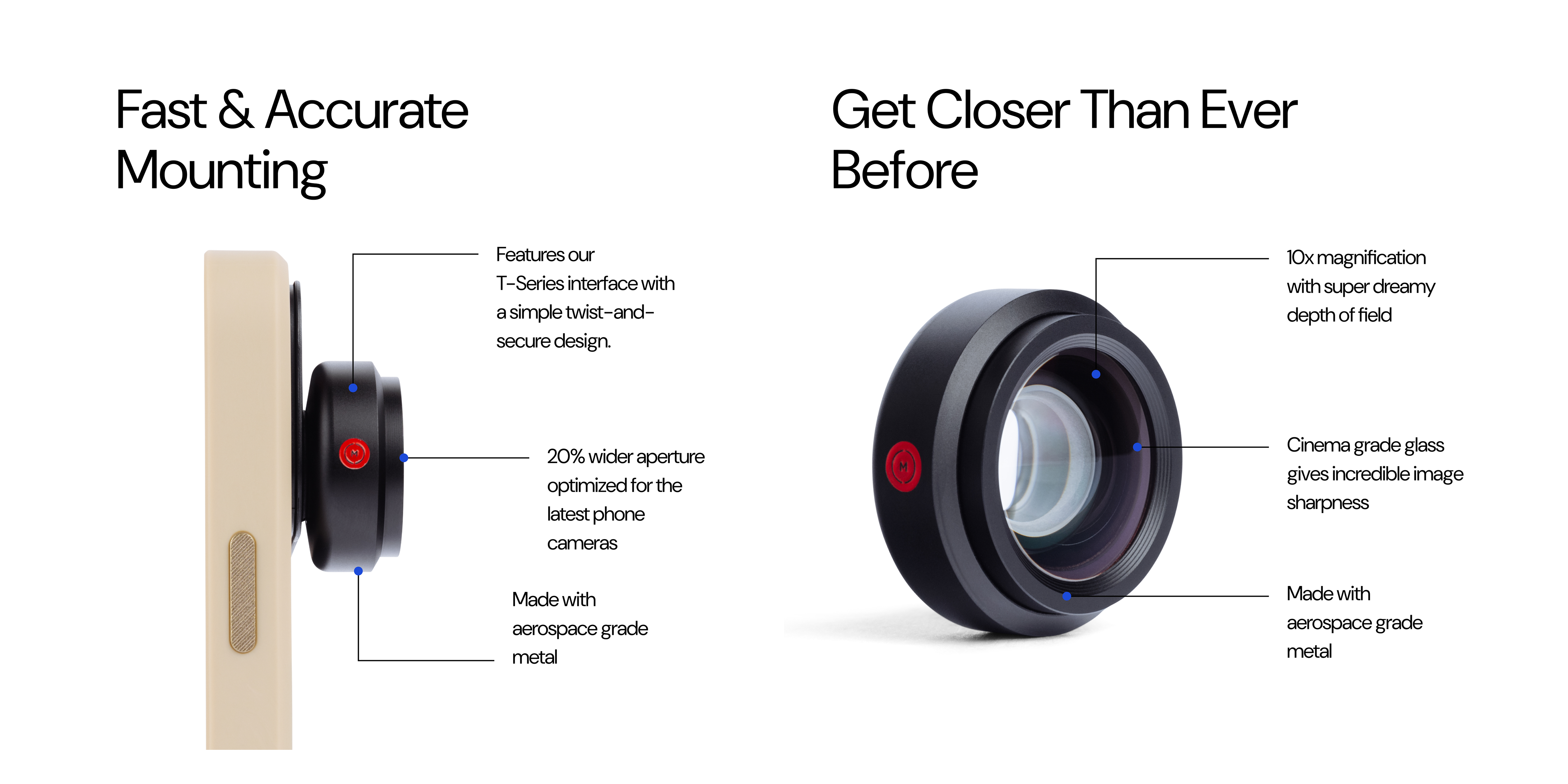 Moment T-Series Mobile Lens II Macro 10x