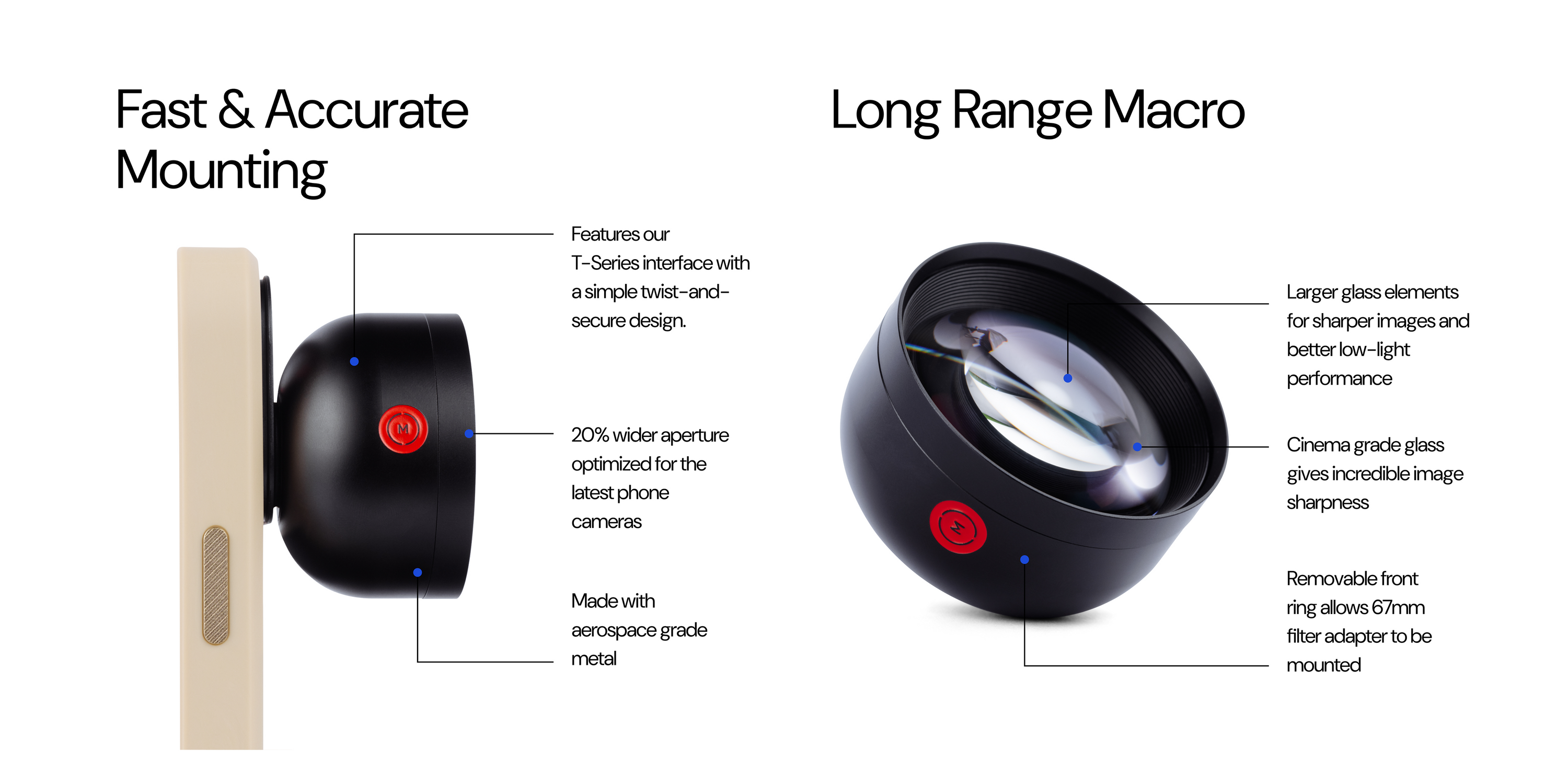 Moment T-Series Mobile Lens II Macro 75mm