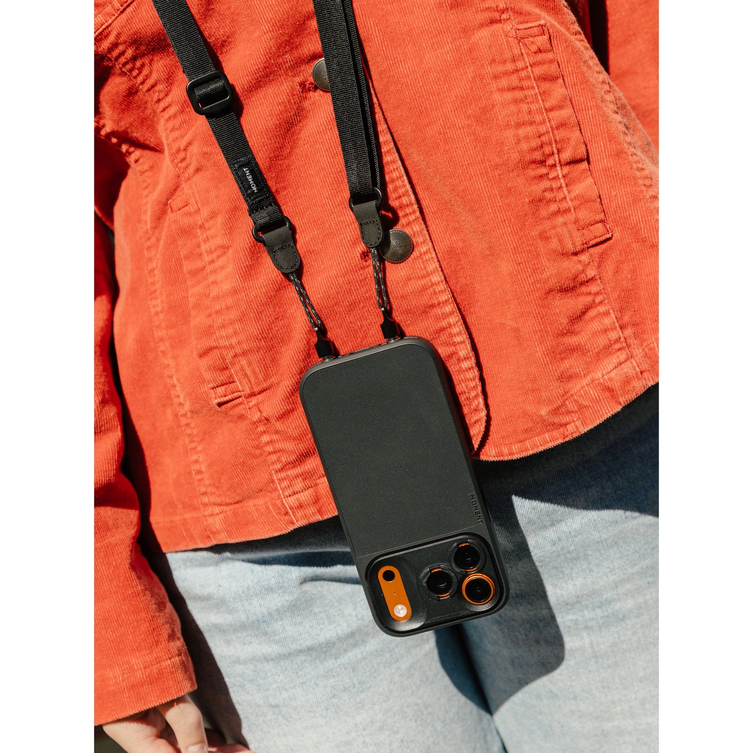 Moment Adjustable Crossbody Strap - Black