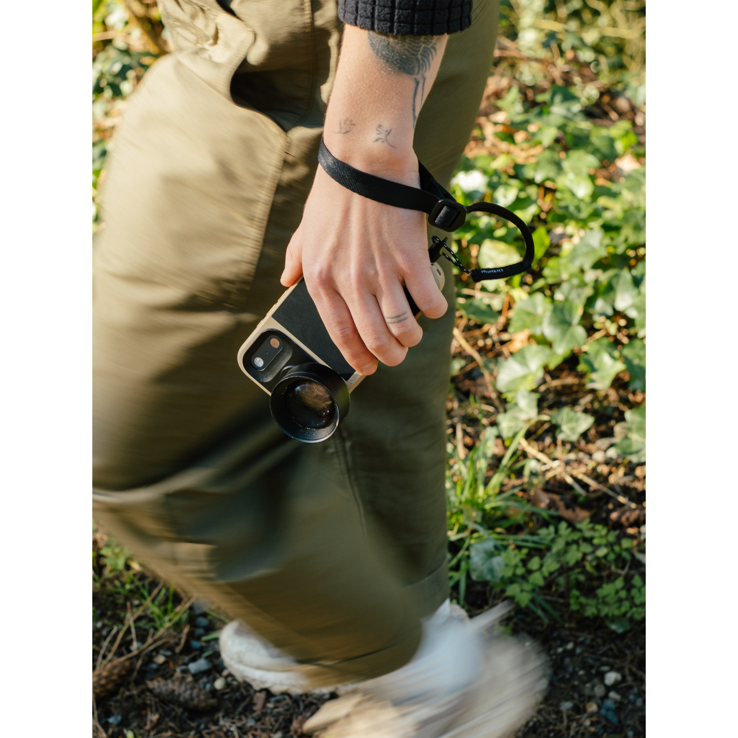 Moment Adjustable Wrist Strap - Black