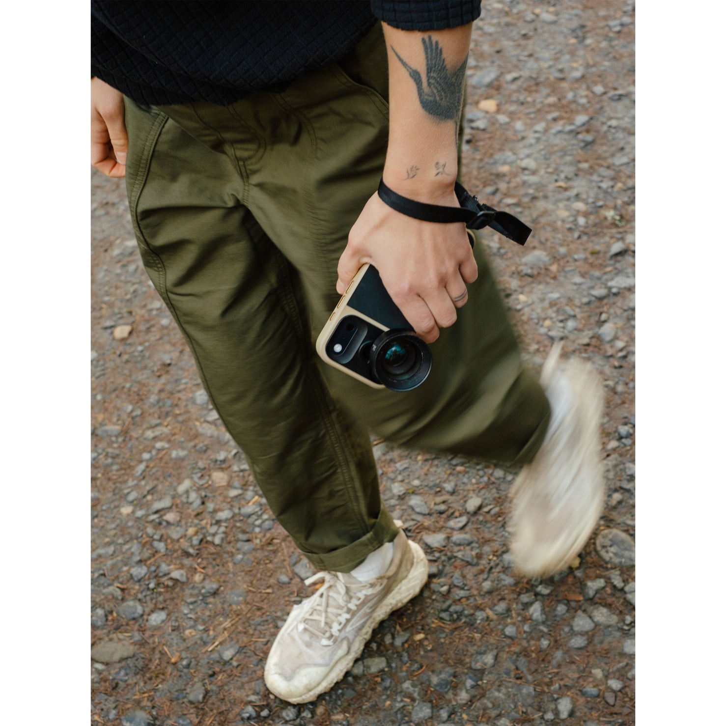 Moment Adjustable Wrist Strap - Black