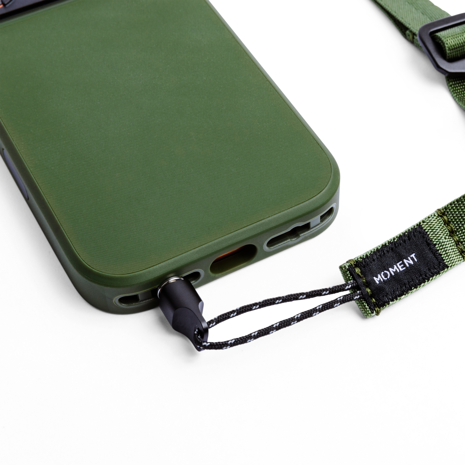 Moment Mobile Adjustable Wrist Strap - Olive Green