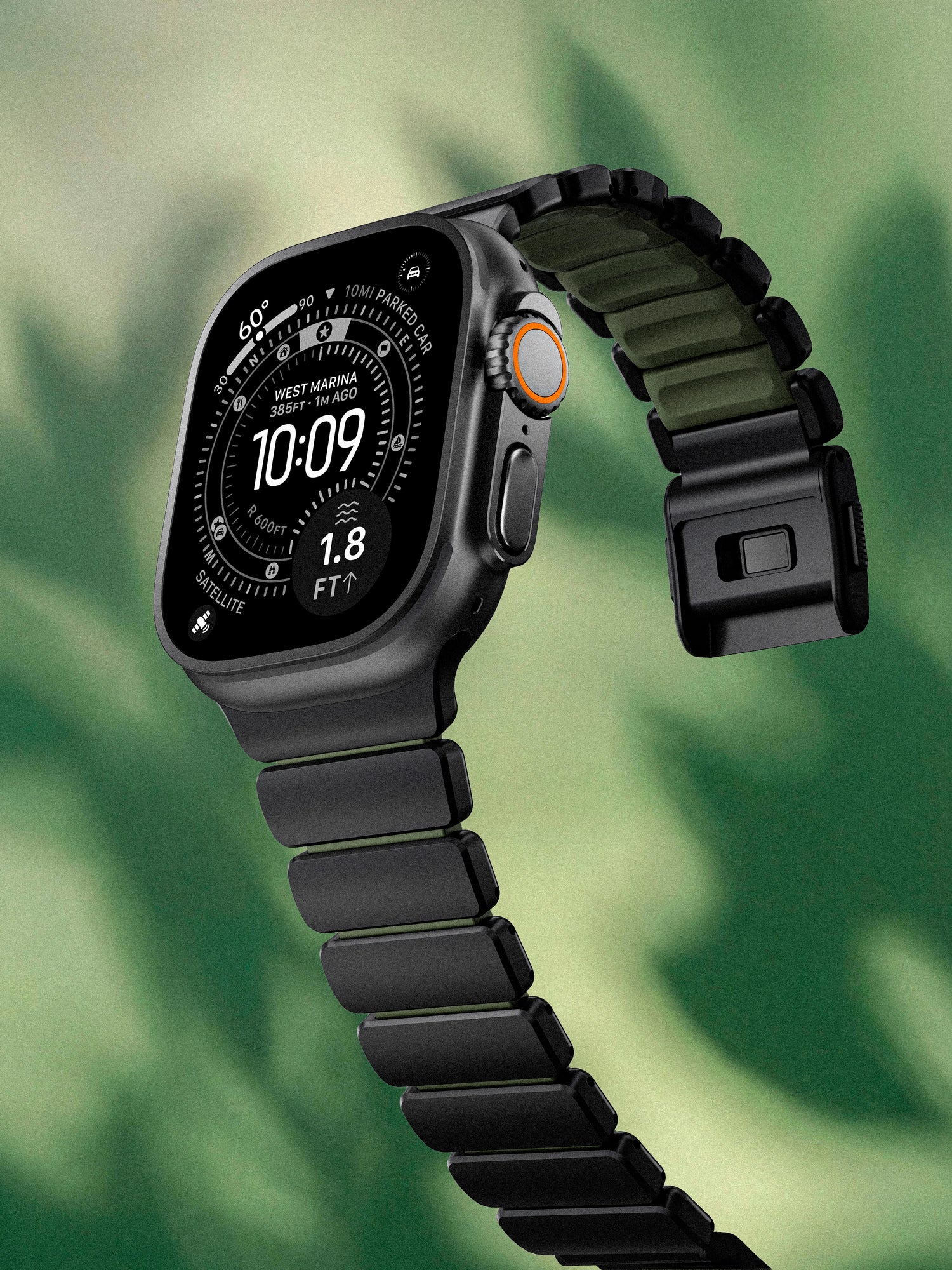 Nomad Stratos Band - Black Titanium / Forest