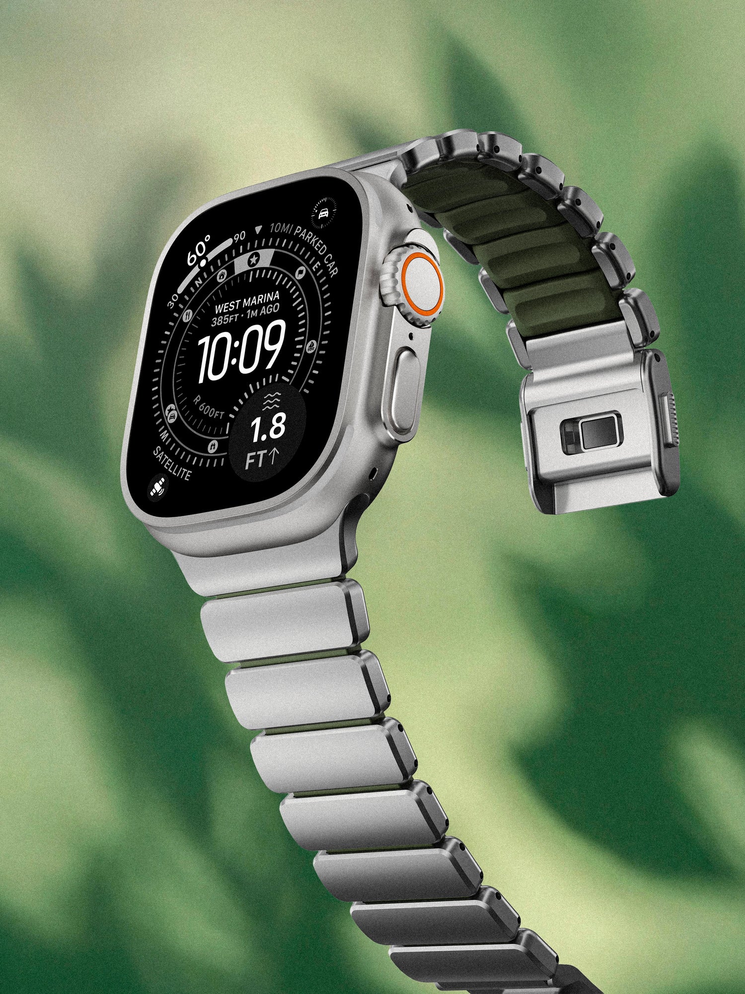 Nomad Stratos Band - Natural Titanium / Forest