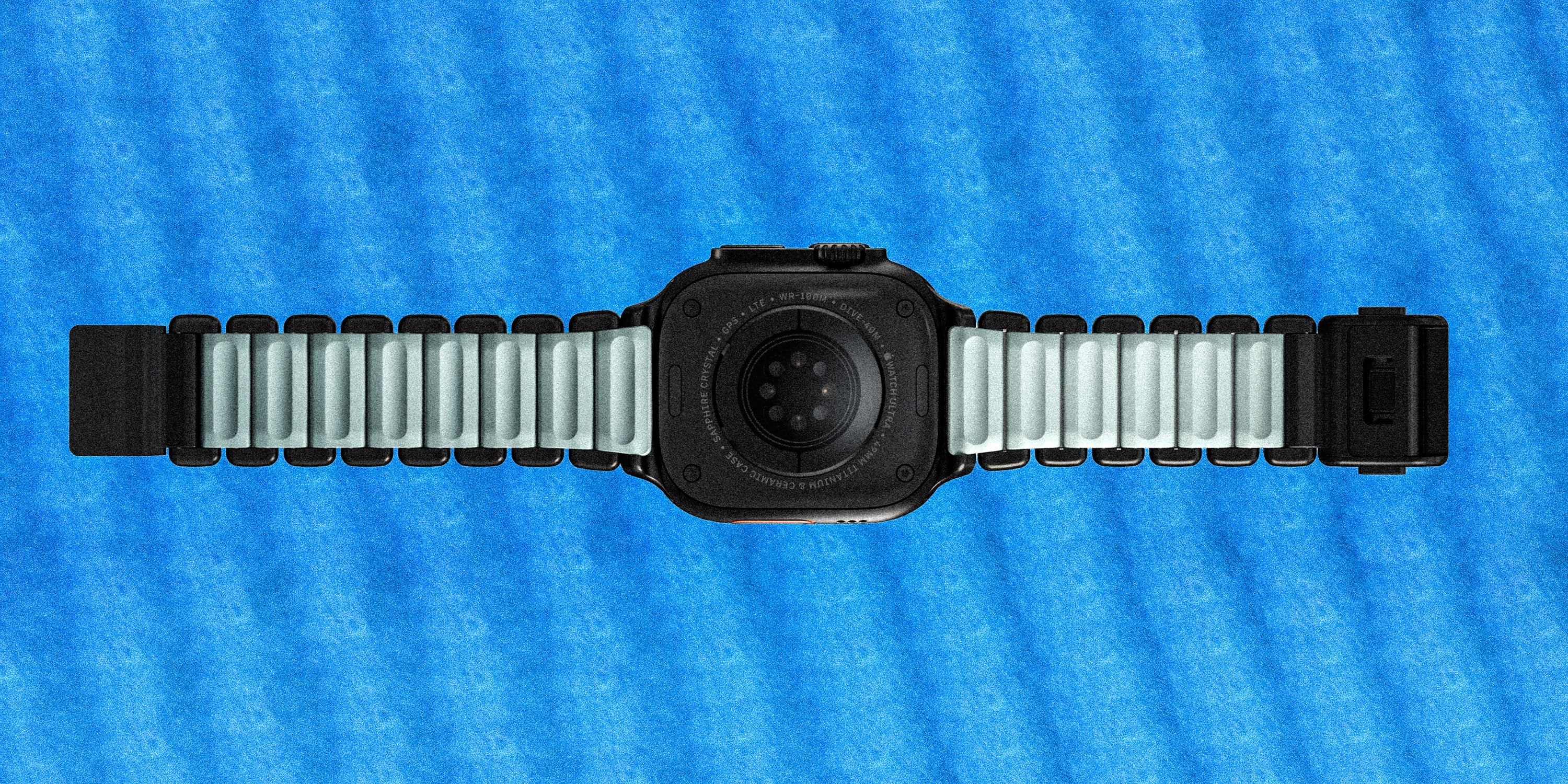 Nomad Stratos Band - Black Titanium - Icy Blue Glow