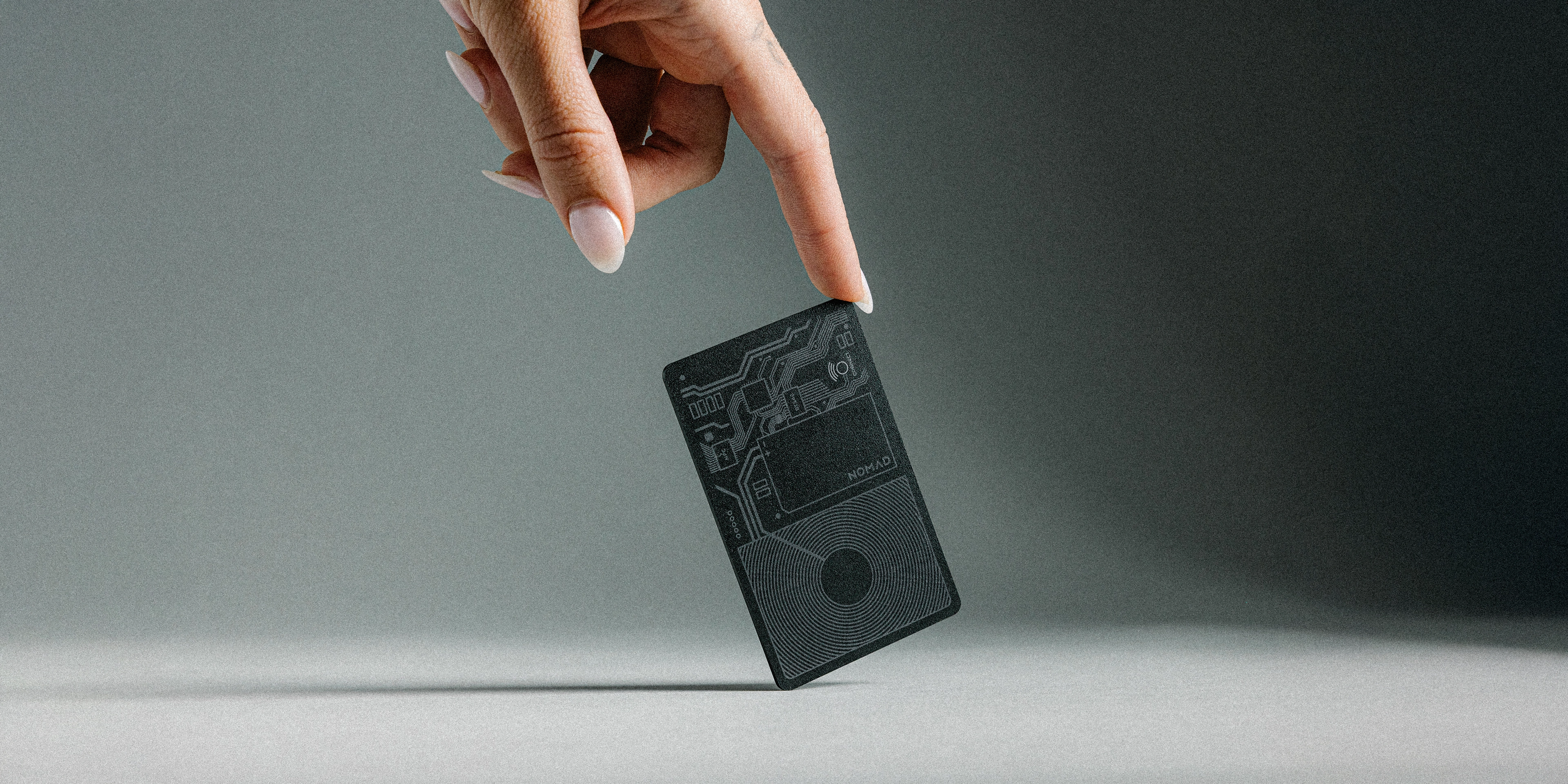 Nomad Tracking Card Air for Google Find Hub - Black