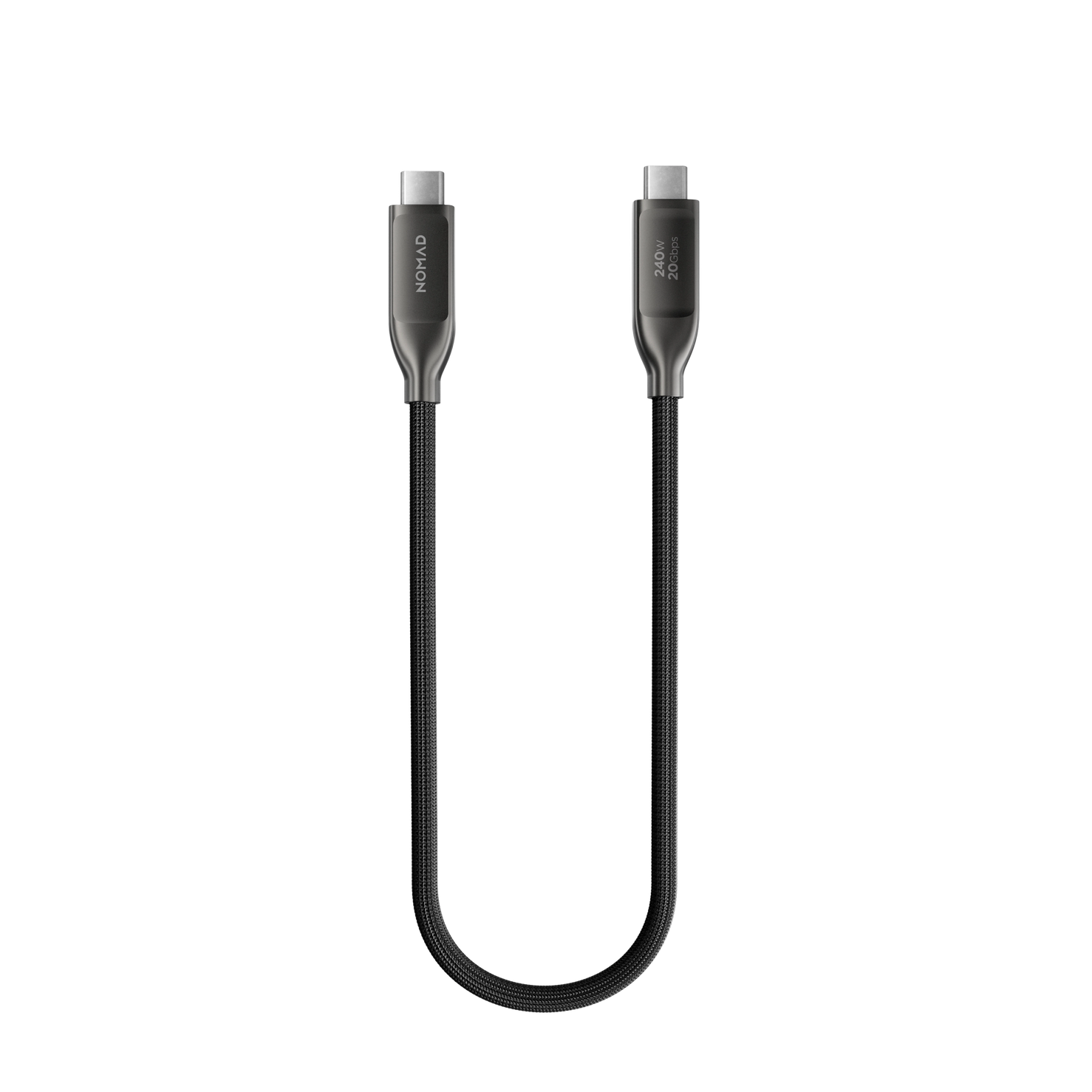 Nomad USB-C Data Kevlar Cable - 0.3M - Carbide