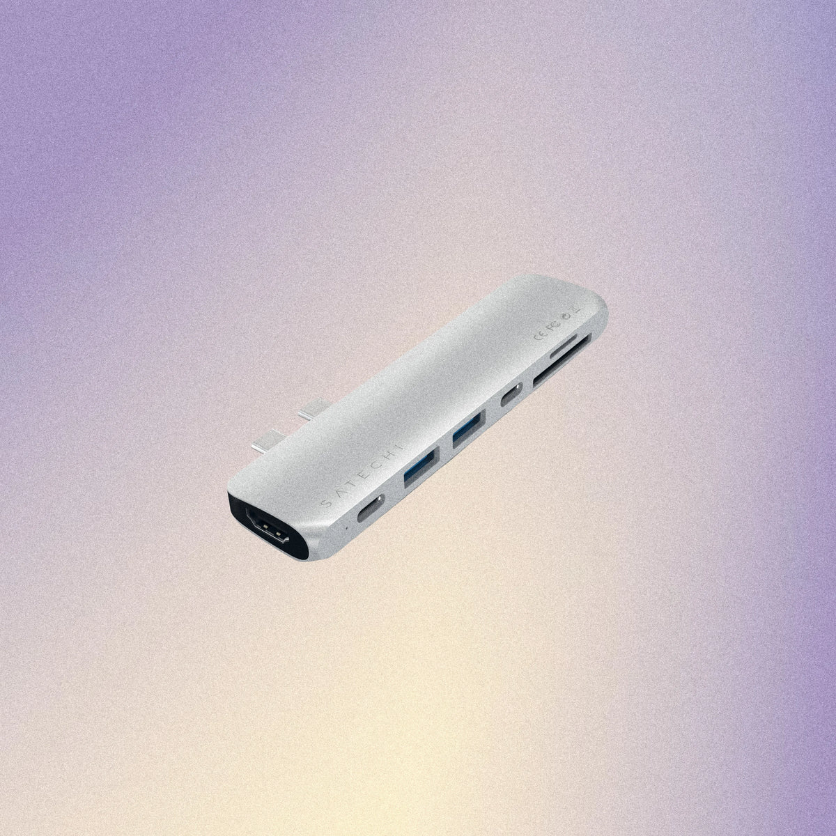 Satechi Aluminium Pro Hub Multi-Port USB-C Dock Adapter - Silver