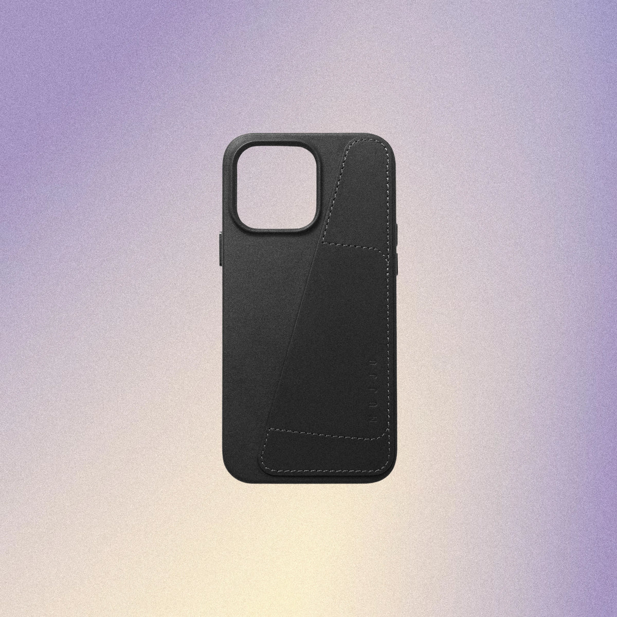Mujjo Full Leather Wallet Case for iPhone 14 Pro Max - Black