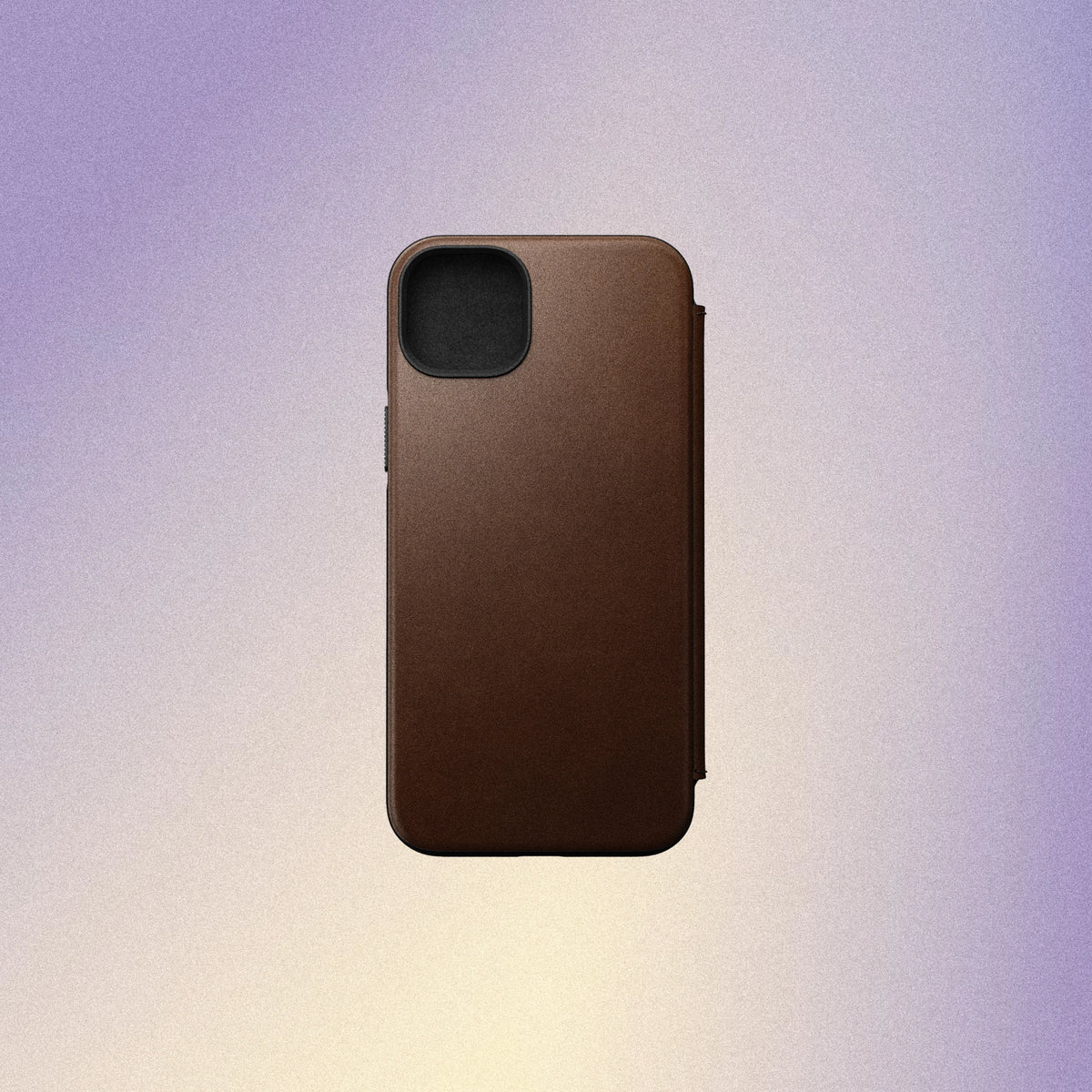Nomad Modern Leather Folio for iPhone 14 Plus - Rustic Brown