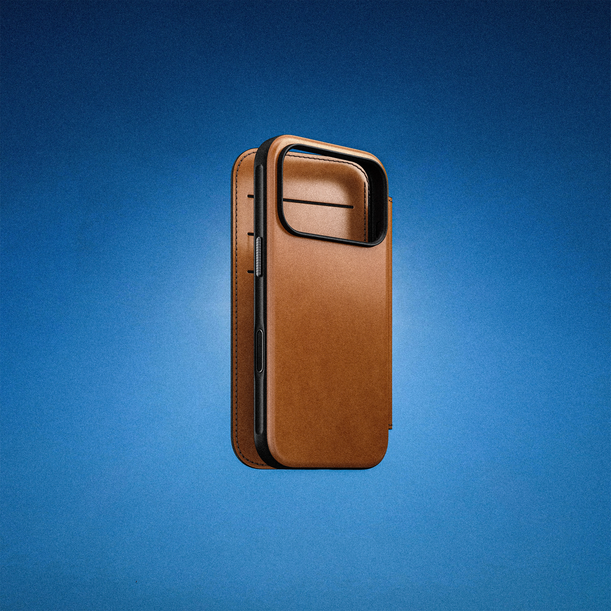 Nomad Modern Folio with Horween Leather for iPhone 18 Pro - Saddle