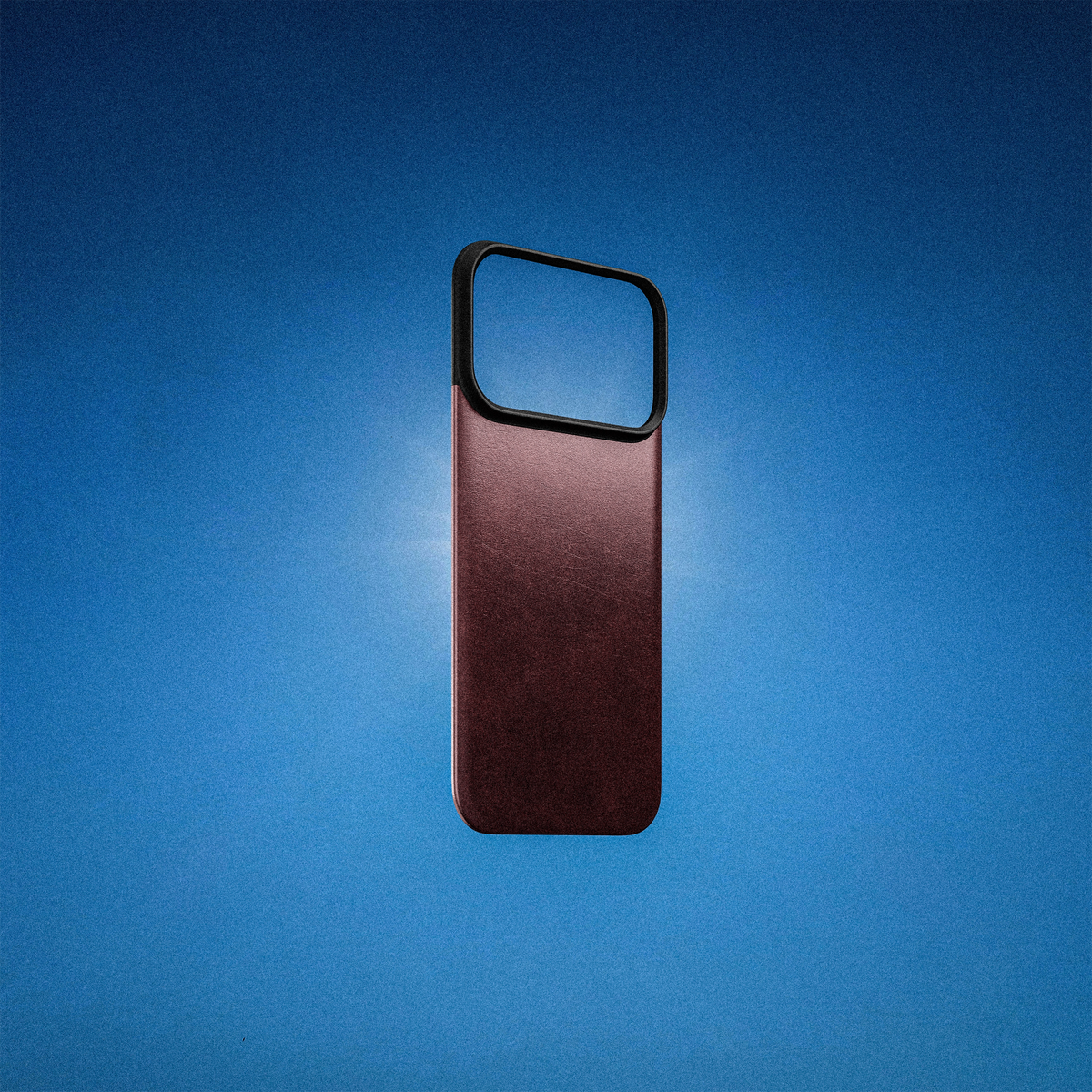 Nomad Magnetic Back with Horween Leather for iPhone 18 Pro - Burgundy