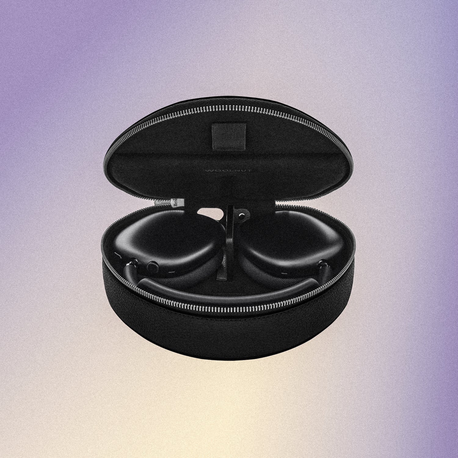 Woolnut Leather Case for AirPods Max - Black