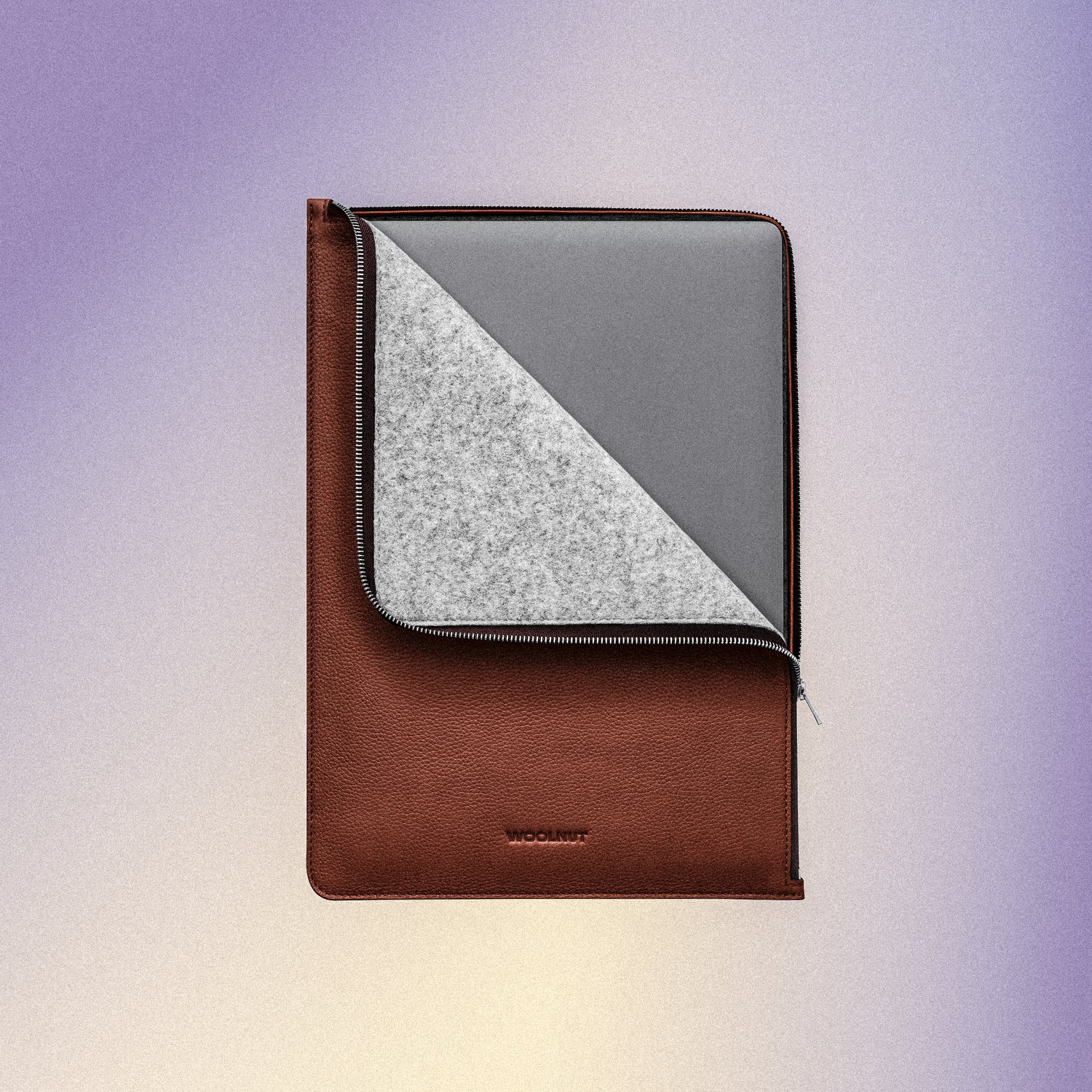 Woolnut Leather Folio for 16-inch MacBook Pro - Cognac