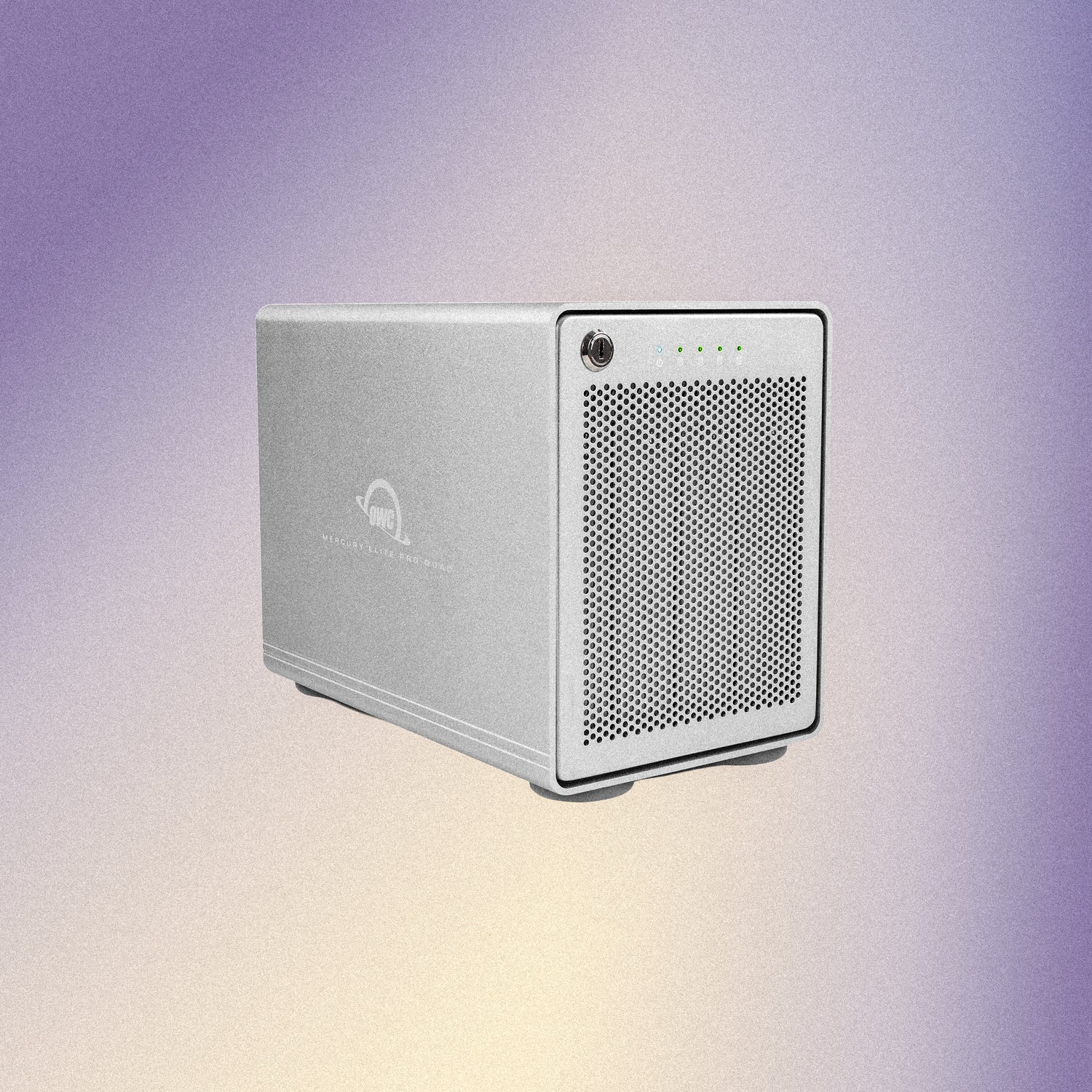 OWC 64TB HDD Mercury Elite Pro Quad Four-Drive USB 3.2 External Storage Solution with SoftRAID