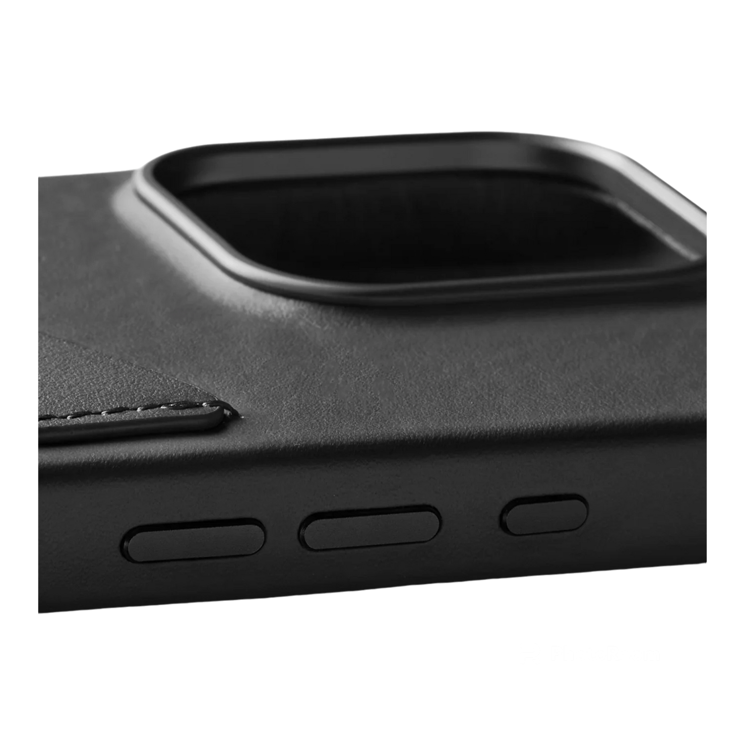 Mujjo Full Leather Wallet Case for iPhone 16 Pro - Black