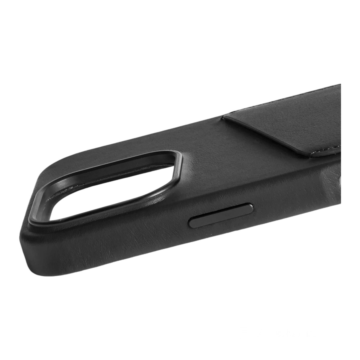 Mujjo Full Leather Wallet Case for iPhone 16 Pro - Black