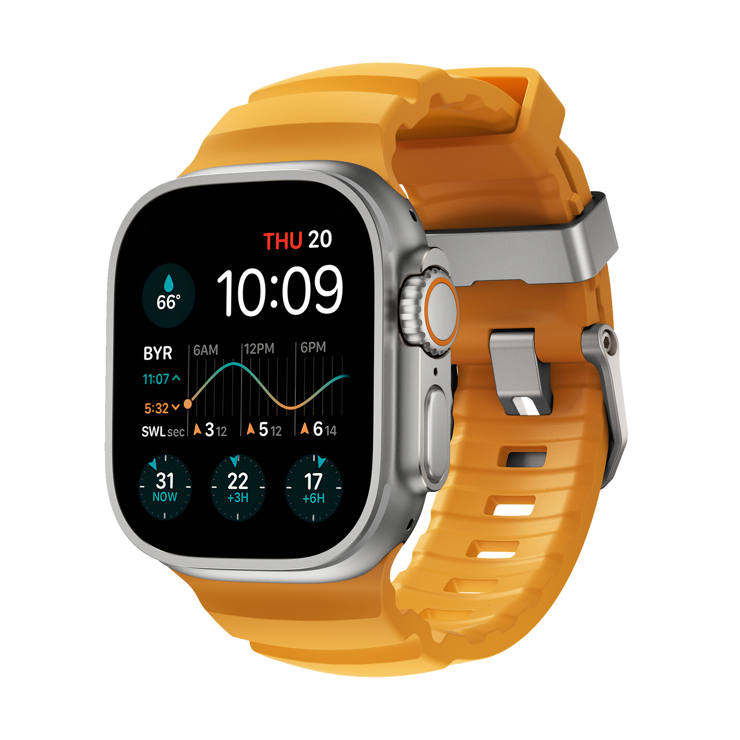 Nomad Rocky Point Band - 46/49mm - Natural Hardware - Sol