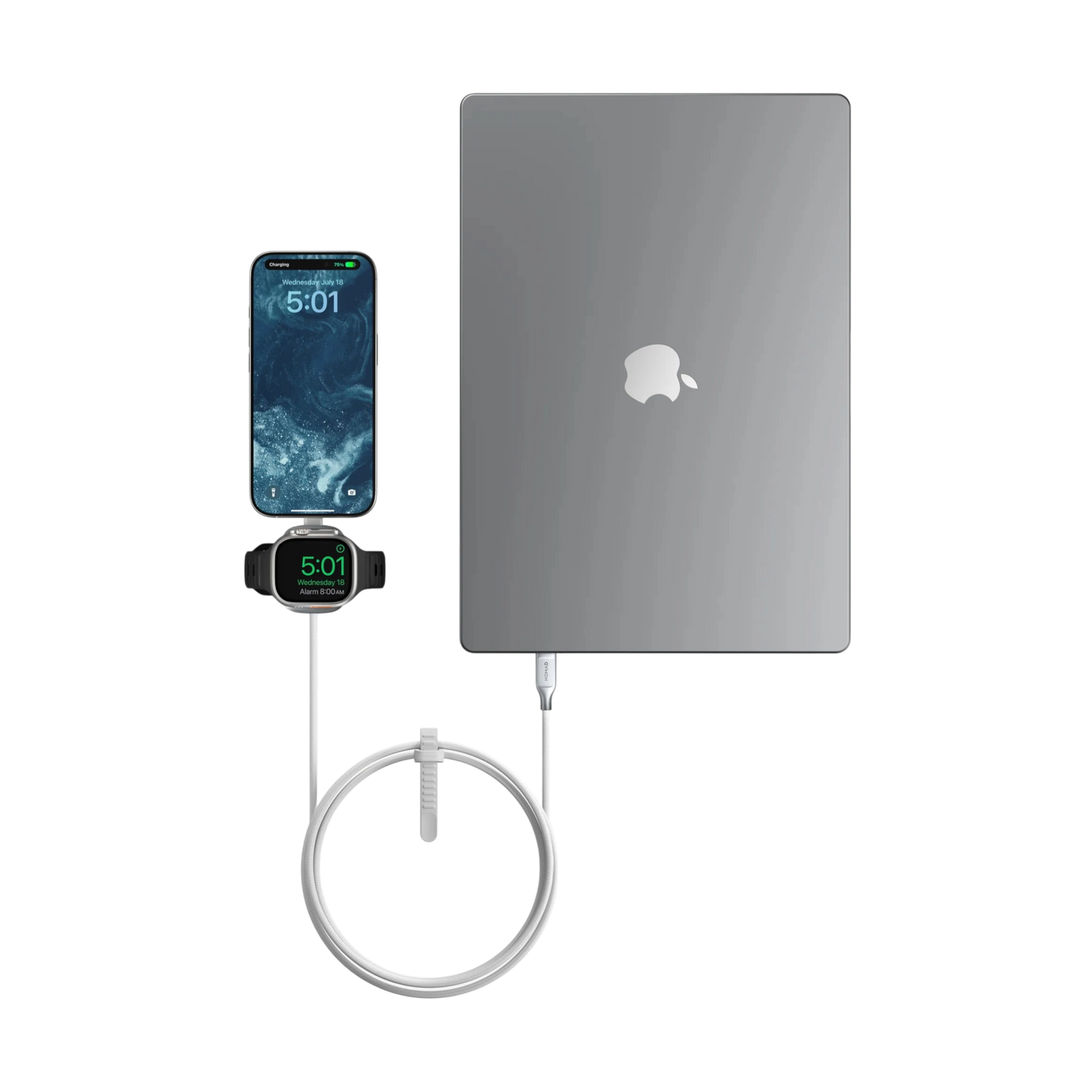 Nomad Universal Cable for Apple Watch - 1.5m - White