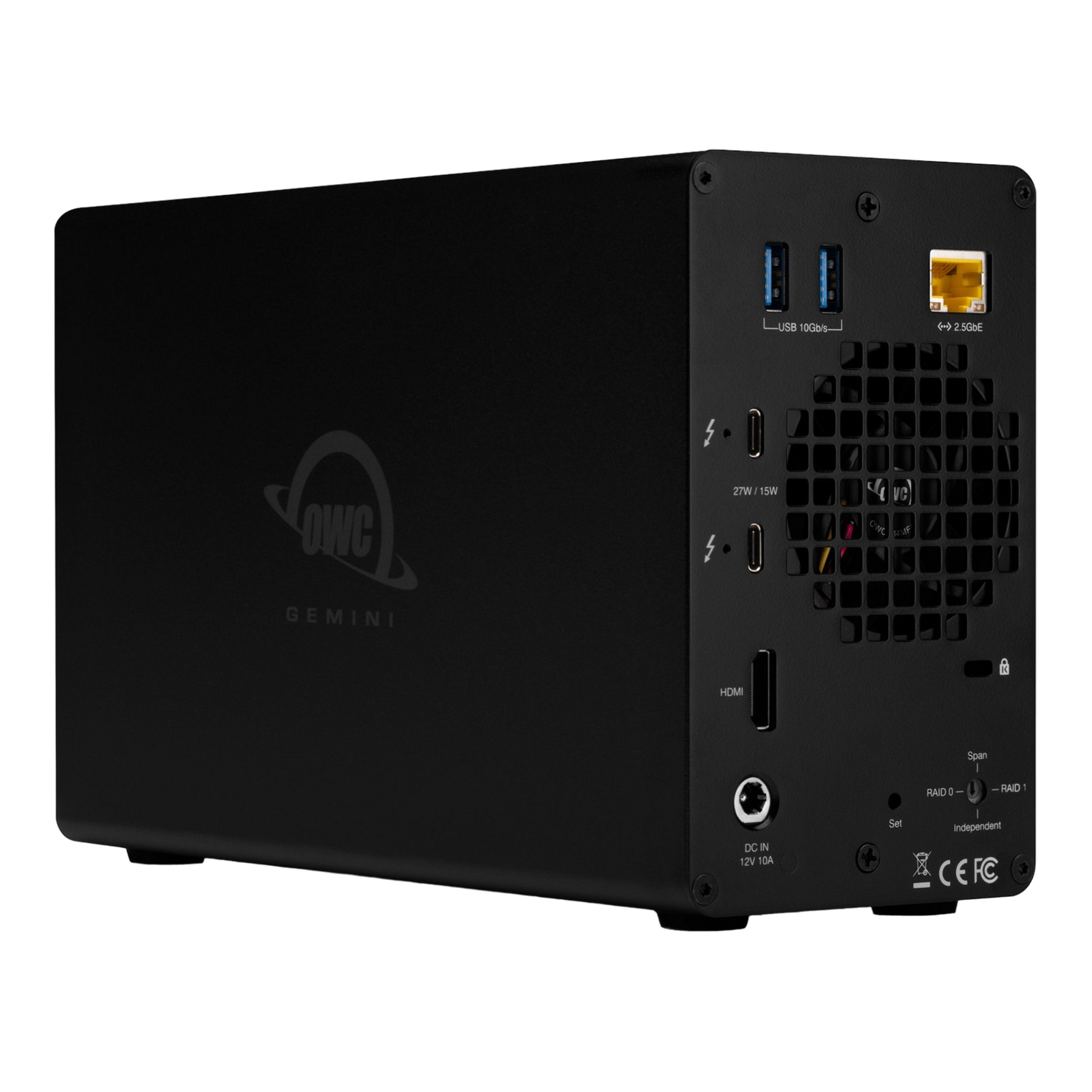 OWC Gemini Thunderbolt Dock and Dual-Bay RAID External Storage Enclosure