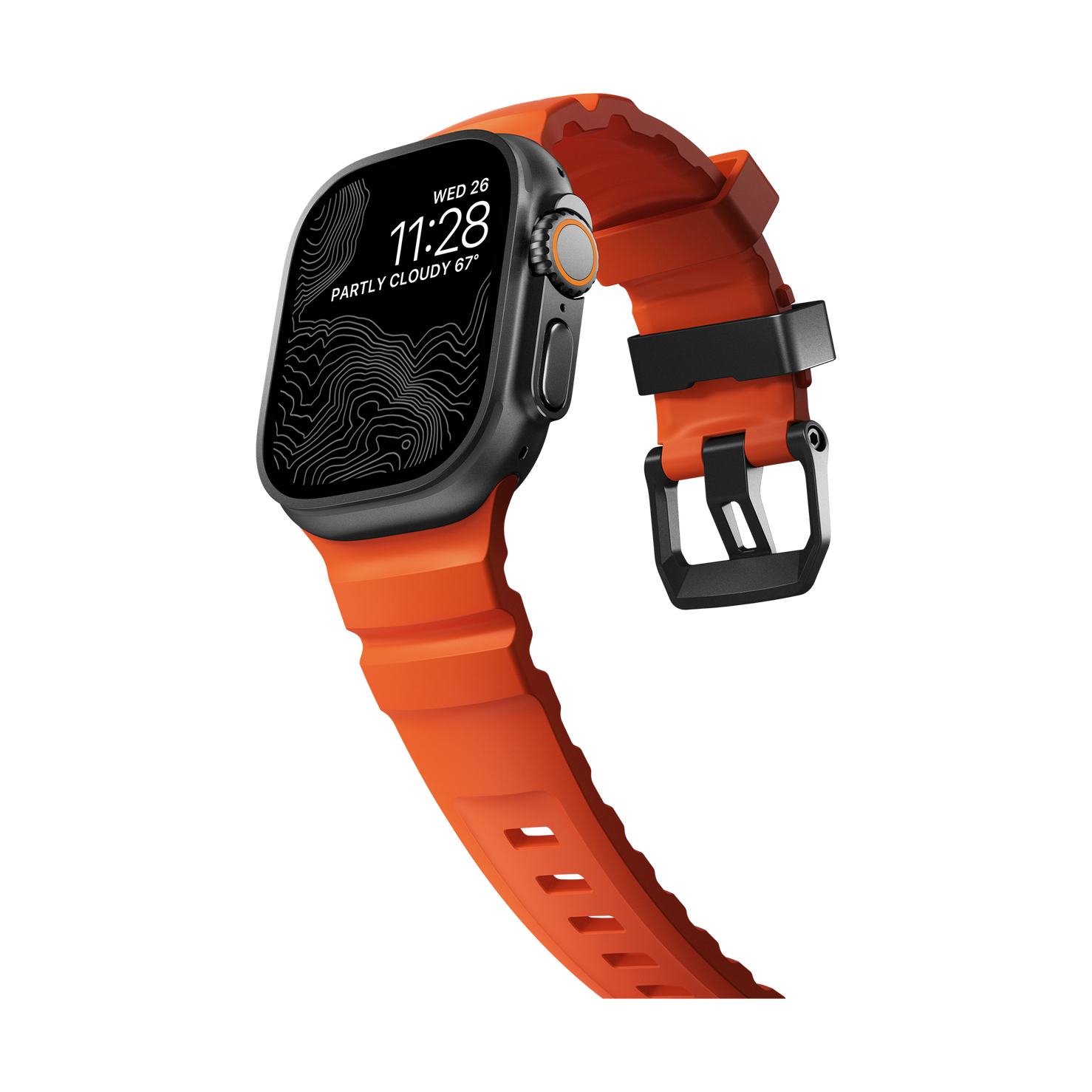 Nomad Rocky Point Band - 46/49mm - Black Hardware - Magma