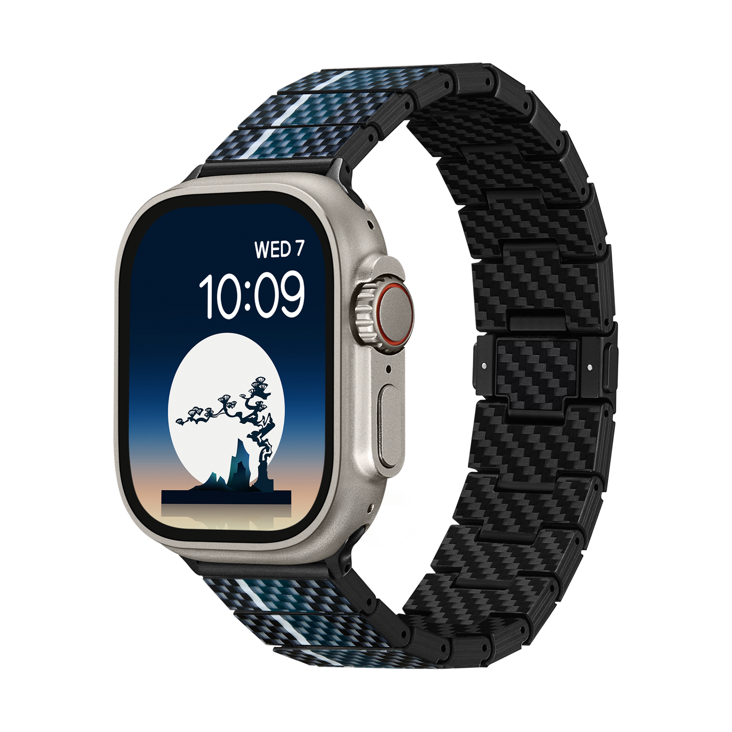 Pitaka Poetry of Things ChromaCarbon Band - Moon