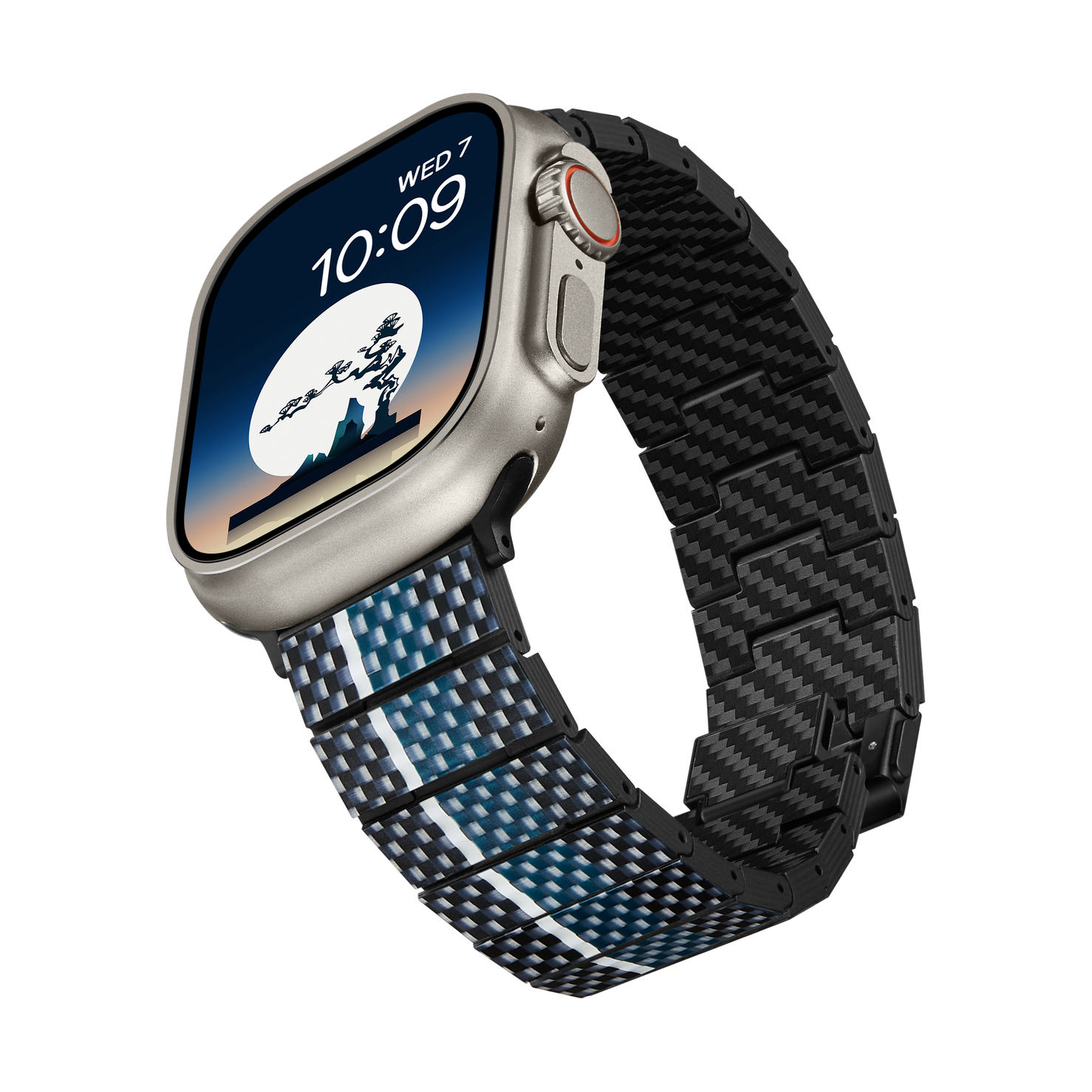 Pitaka Poetry of Things ChromaCarbon Band - Moon