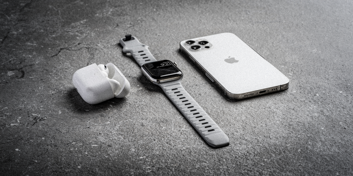 Nomad Sport Band V2 - 41/42mm - Lunar Grey