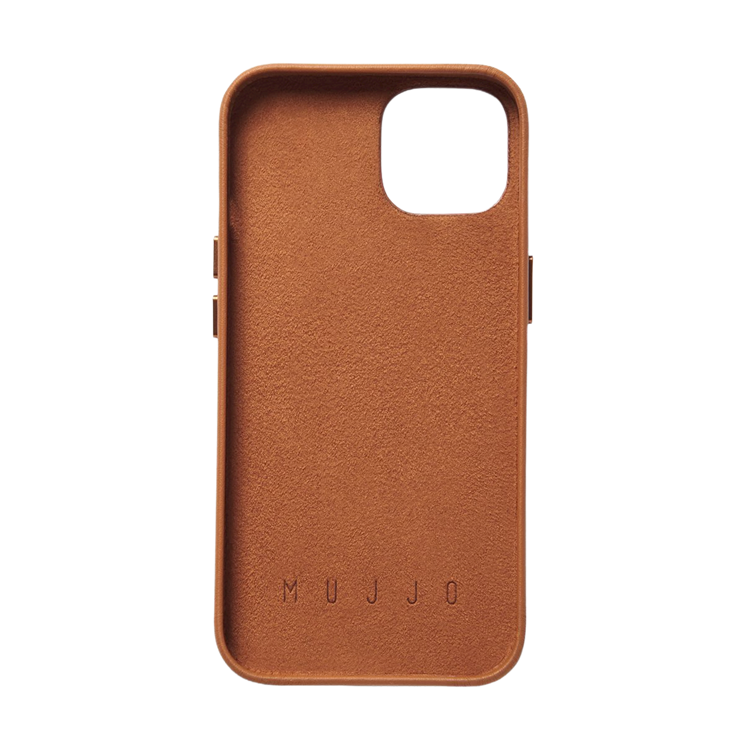 Mujjo Full Leather Wallet Case for iPhone 15/14/13 - Tan