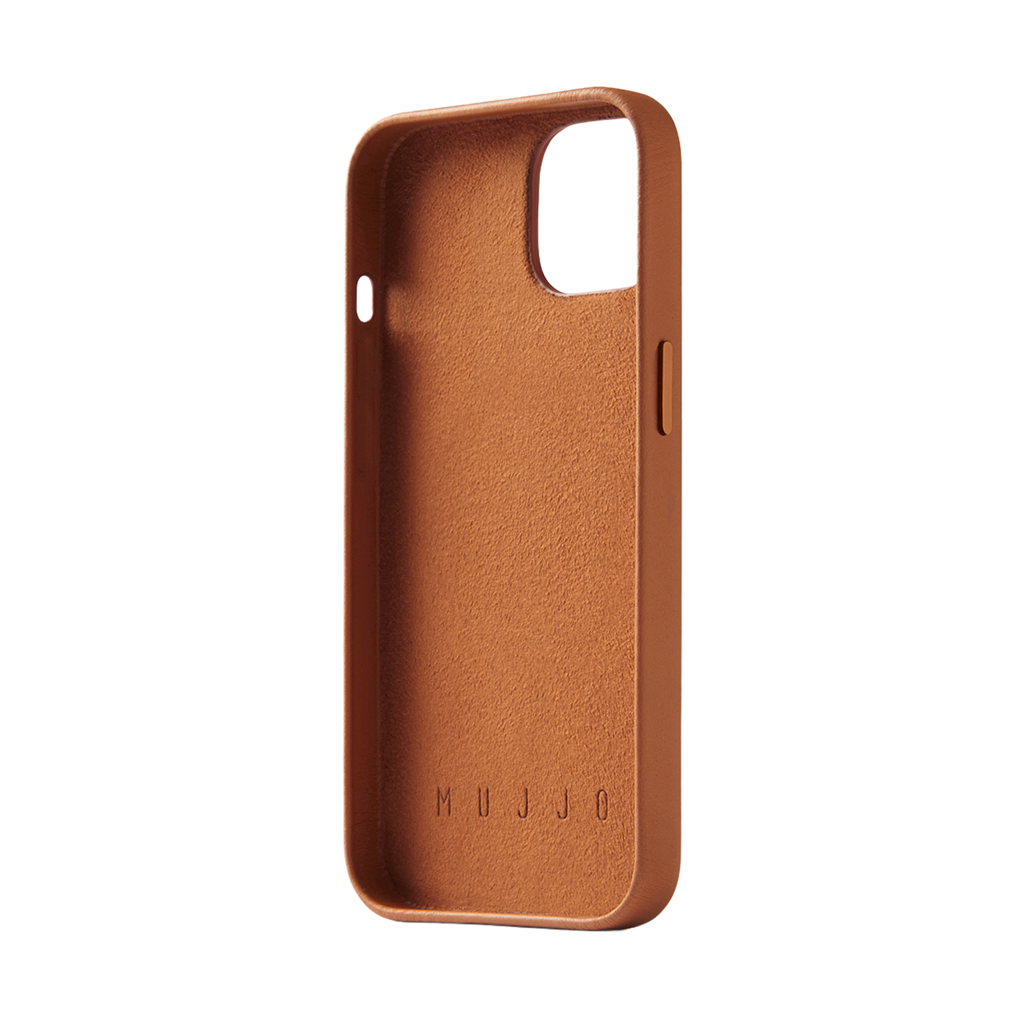 Mujjo Full Leather Wallet Case for iPhone 15/14/13 - Tan