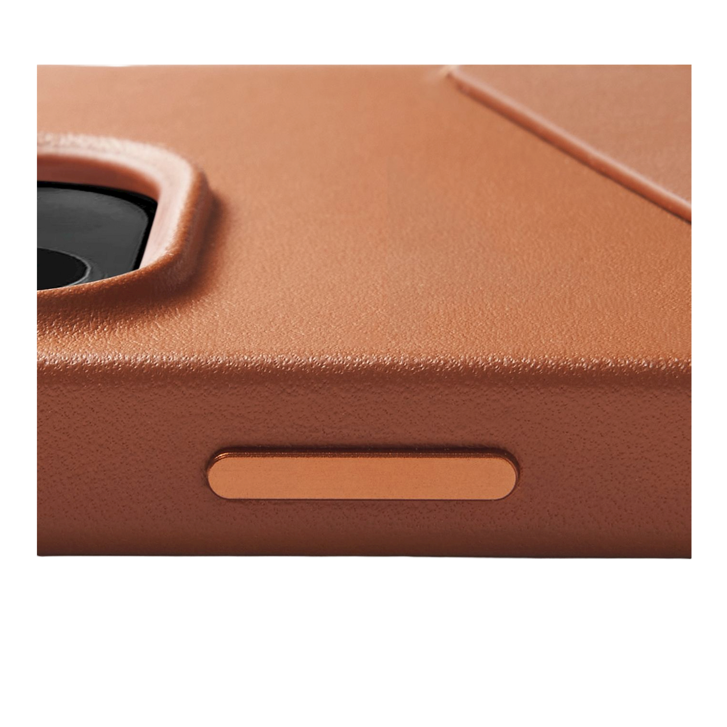 Mujjo Full Leather Wallet Case for iPhone 15/14/13 - Tan