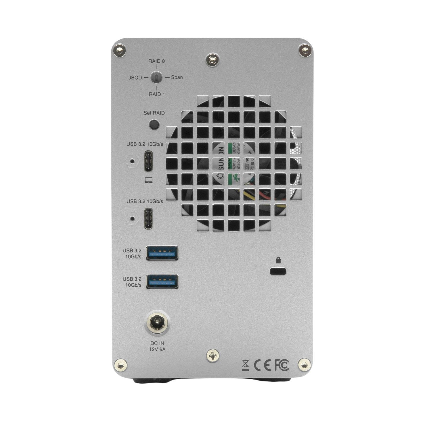 OWC Mercury Elite Pro Dual External Storage Enclosure with 3-Port USB Hub
