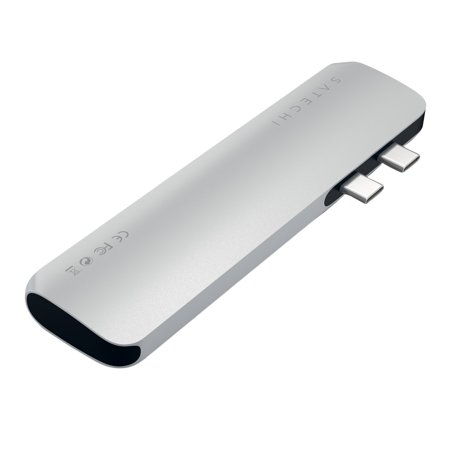 Satechi Aluminium Pro Hub Multi-Port USB-C Dock Adapter - Silver